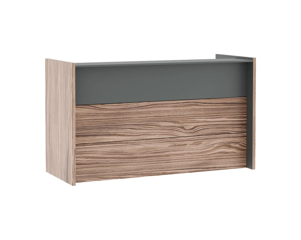 Стойка ресепшн 190 Дали / Dali шпон Орех/Антрацит