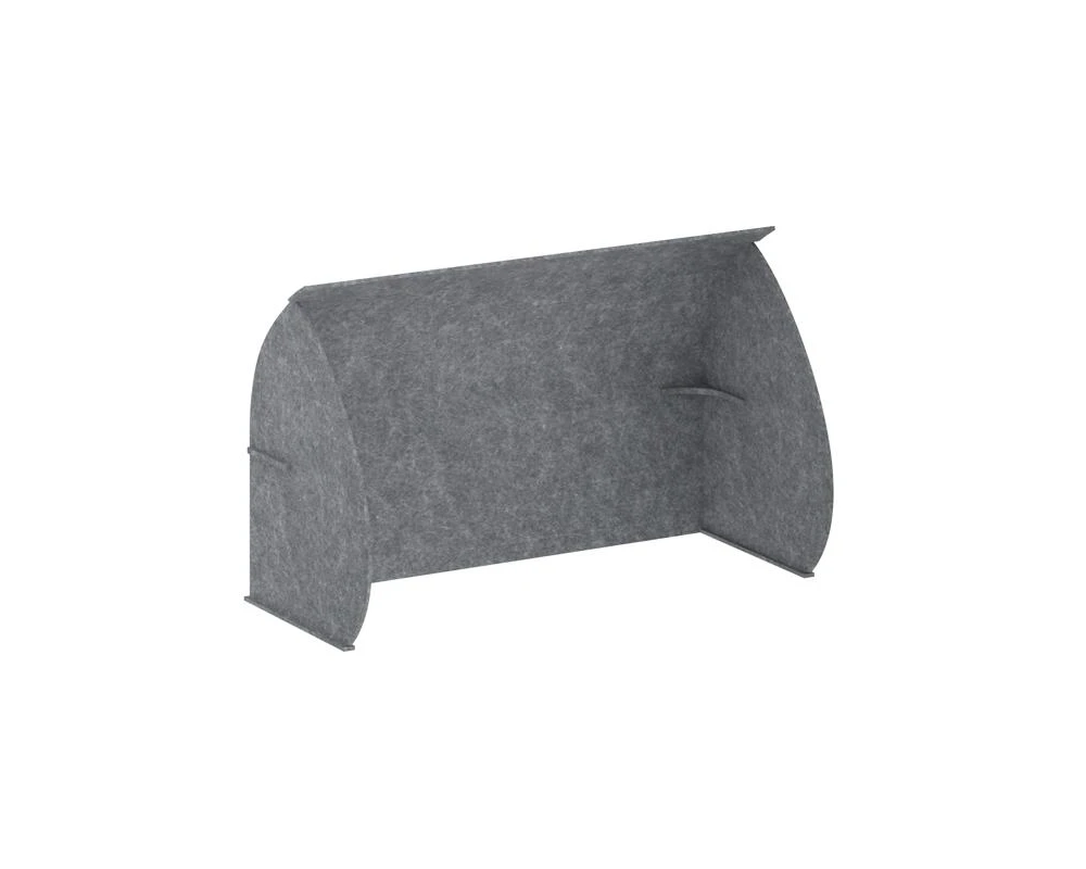 Кабина настольная скругленная на стол VE.KB2-138.7 1380x700x1000 Акустикс / AcustiX