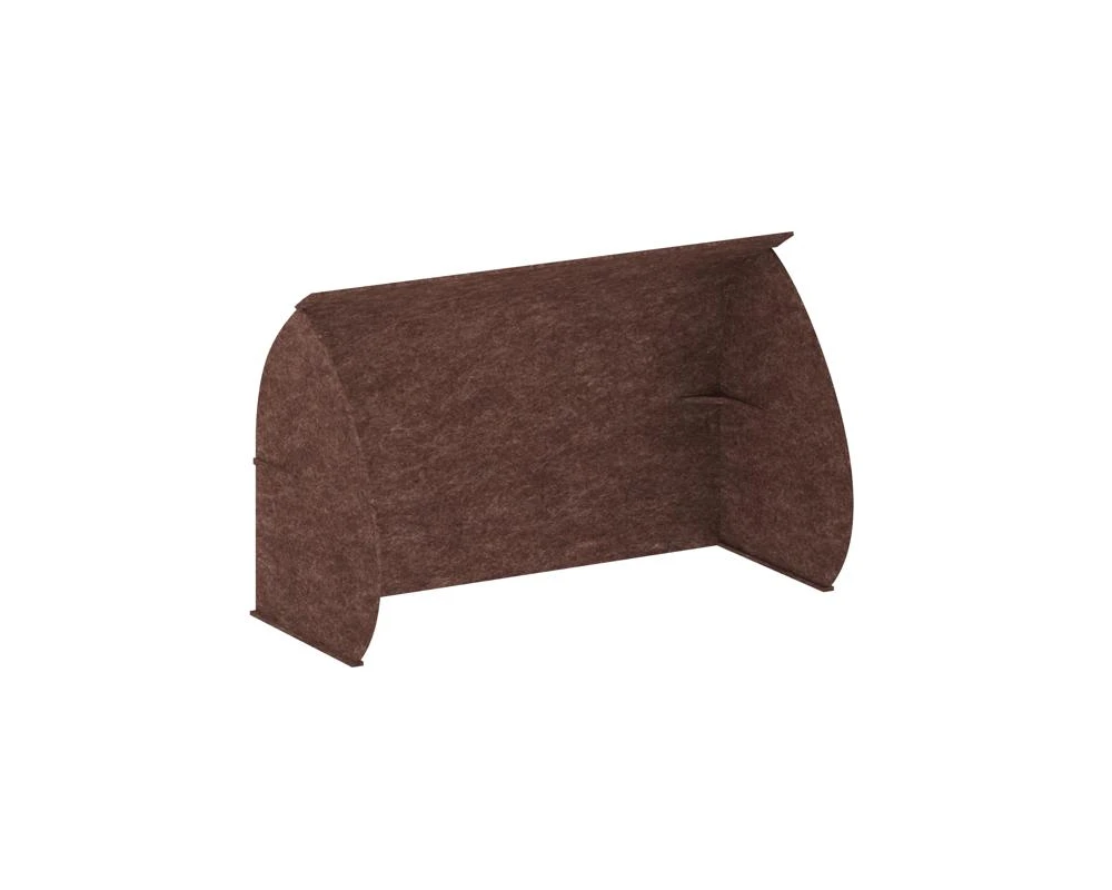 Кабина настольная скругленная на стол VE.KB2-138.7 1380x700x1000 Акустикс / AcustiX