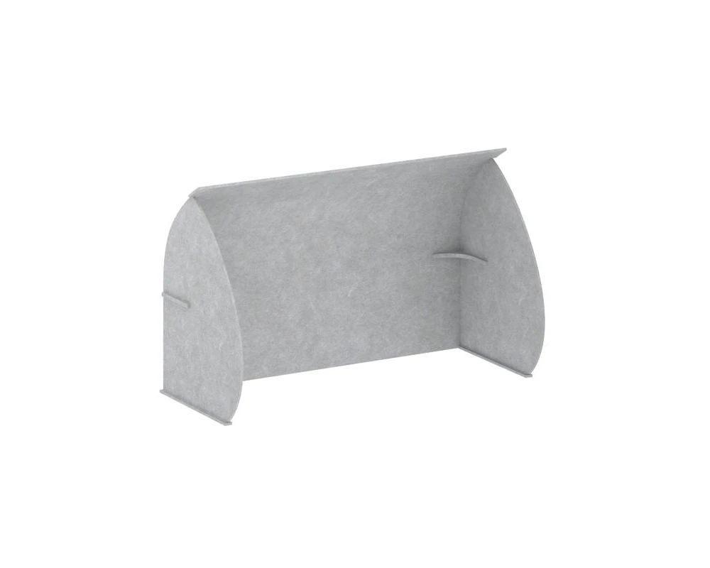 Кабина настольная скругленная на стол VE.KB2-138.7 1380x700x1000 Акустикс / AcustiX