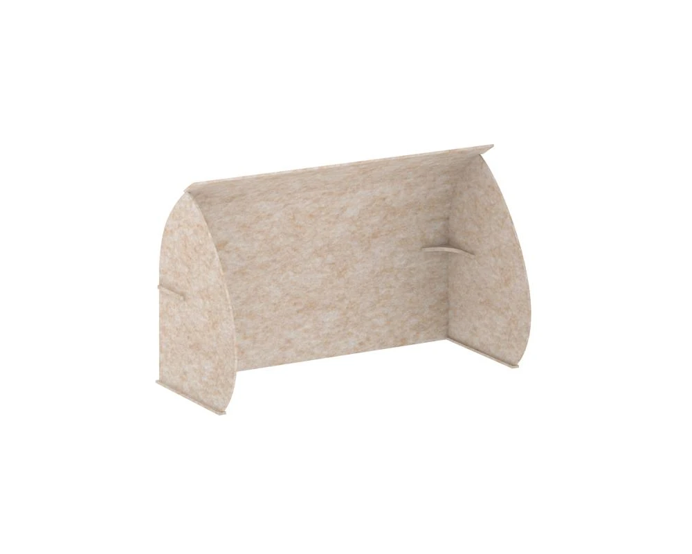 Кабина настольная скругленная на стол VE.KB2-138.7 1380x700x1000 Акустикс / AcustiX