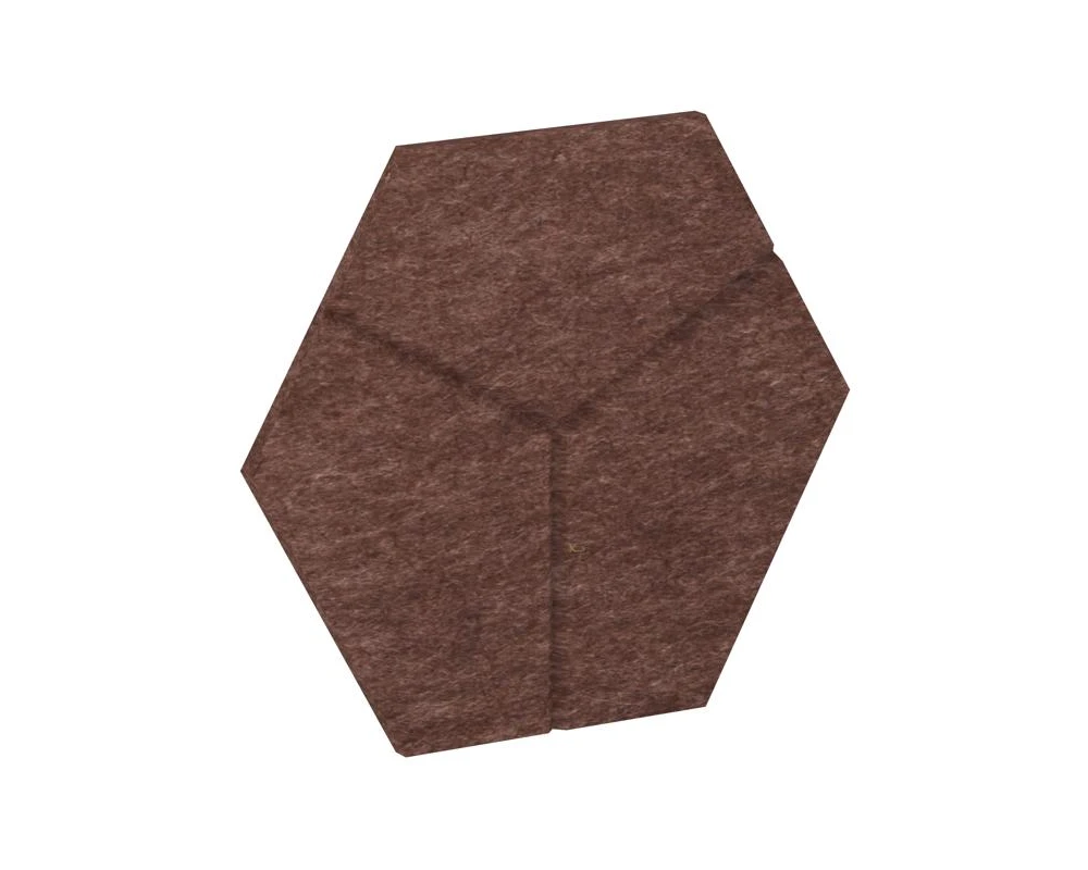 Настенная панель шестигранная (3 луча) VE.NP-6G3L-300 600x520x12 Акустикс / AcustiX