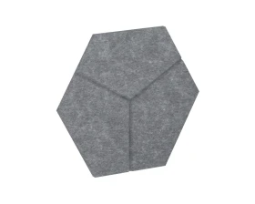 Настенная панель шестигранная (3 луча) VE.NP-6G3L-300 600x520x12 Акустикс / AcustiX images