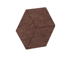 Настенная панель шестигранная (3 луча) VE.NP-6G3LU-200 400x346x12 Акустикс / AcustiX images