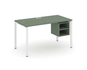 Стол рабочий с подвесной тумбой с 2 открытыми нишами CN.SP-105 980x720x750 Концепт / Concept images