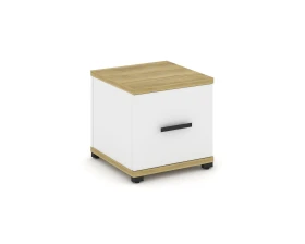 Тумба приставная 1 распаш. фасад CN.TUP-004 W 420x420x416 Концепт / Concept images
