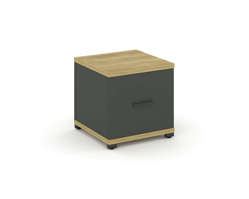 Тумба приставная 1 распаш. фасад CN.TUP-004 W 420x420x416 Концепт / Concept