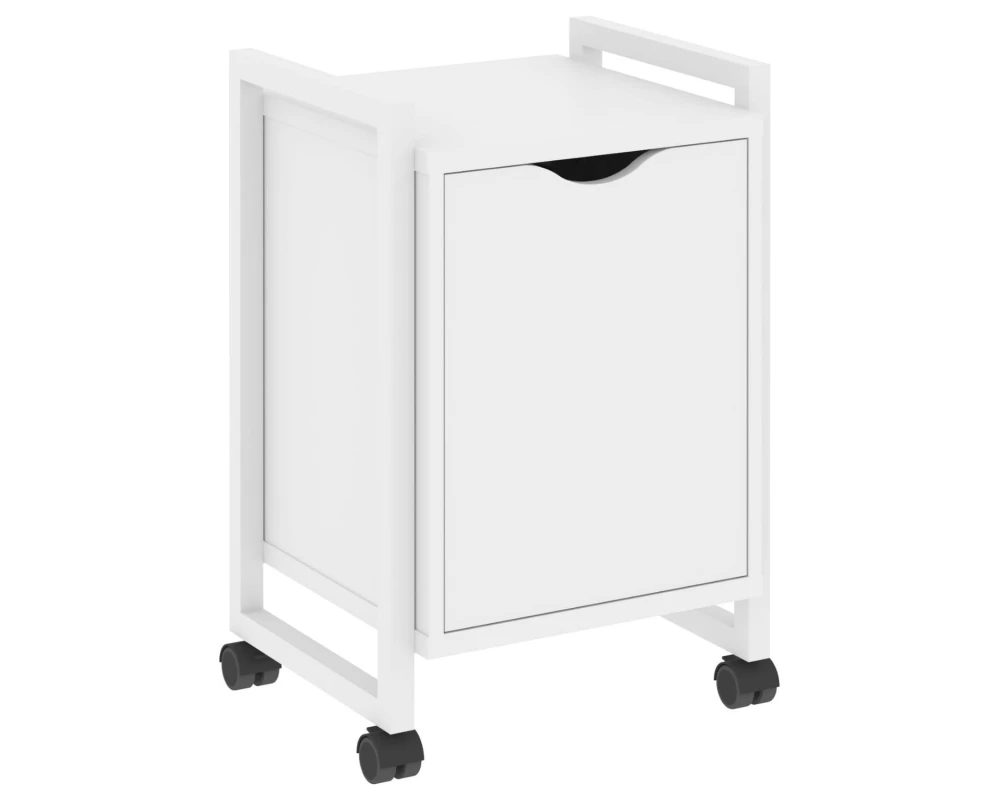Тумба на колесных опорах с распашным фасадом 500х460х767 Лофт / Loft