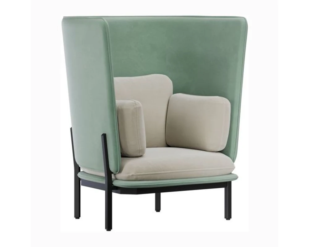 Диван одноместный с высокой спинкой Стато / Stato