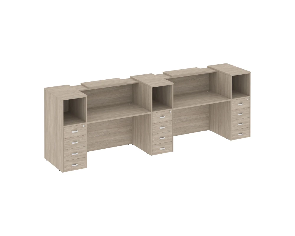 Ресепшн K-13 3652x766x1187 Оникс / Onix