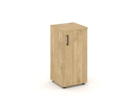 Шкаф низкий узкий правый закрытый 400x400x833 зад. стенка HDF Стайл Проджект / Style Project images