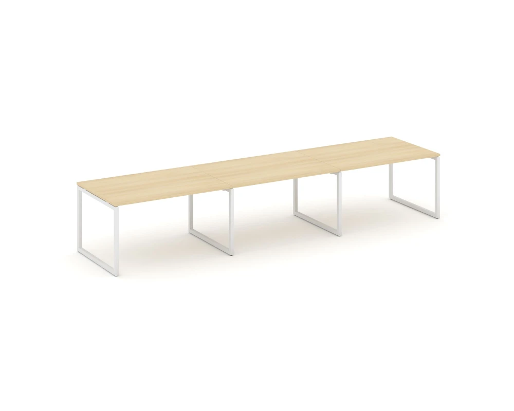 Стол переговорный на О-образном каркасе 40 мм с лючком 4410x980x750 Стайл Проджект / Style Project