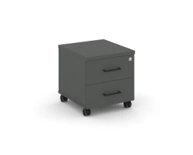 Тумба мобильная 2 ящ. Стандартные колеса 416x460x437 Стайл Проджект / Style Project images