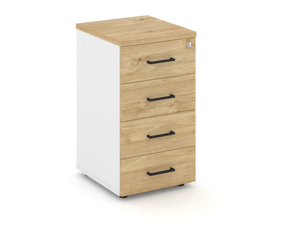 Тумба опорная/приставная с ящиками 416x460x750 Стайл Проджект / Style Project