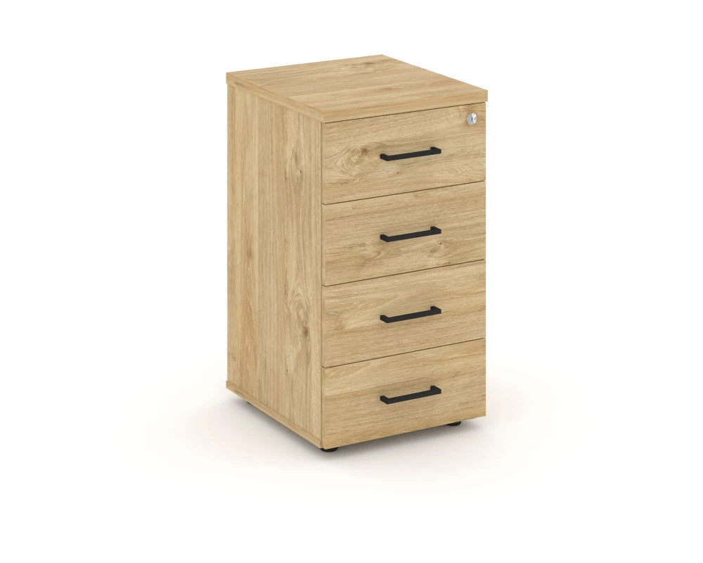 Тумба опорная/приставная с ящиками 416x460x750 Стайл Проджект / Style Project