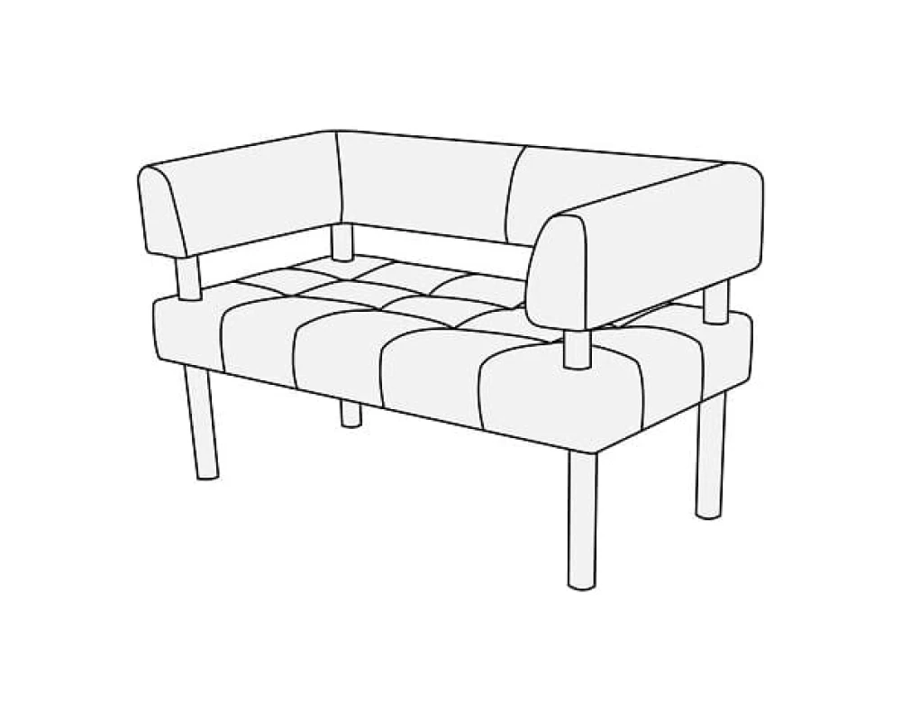 Диван 2-х местный Спринт