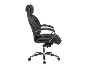 Кресло Бюрократ T-9904NSL Натуральная кожа, Черный images