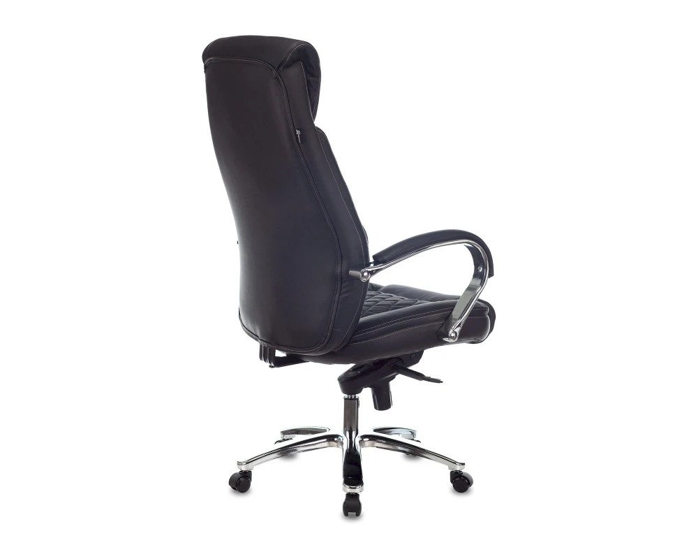 Кресло Бюрократ T-9924SL Натуральная кожа, Черный