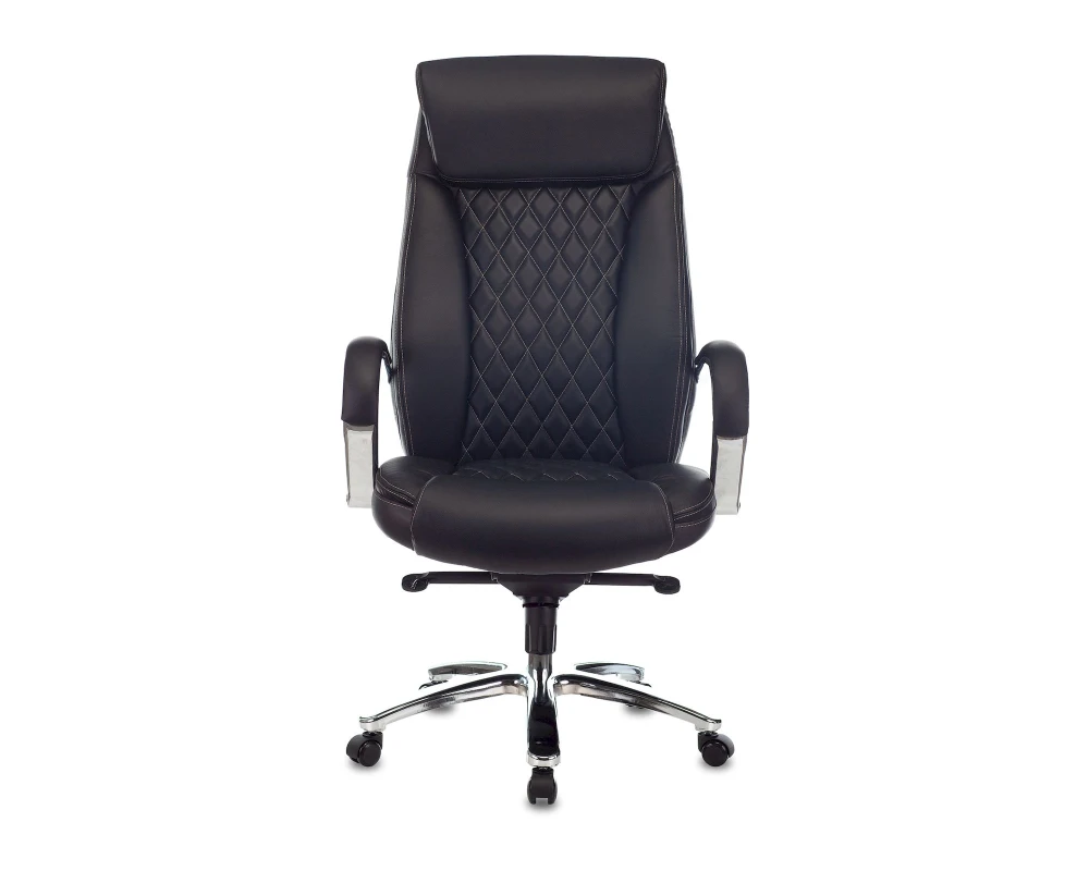 Кресло Бюрократ T-9924SL Натуральная кожа, Черный
