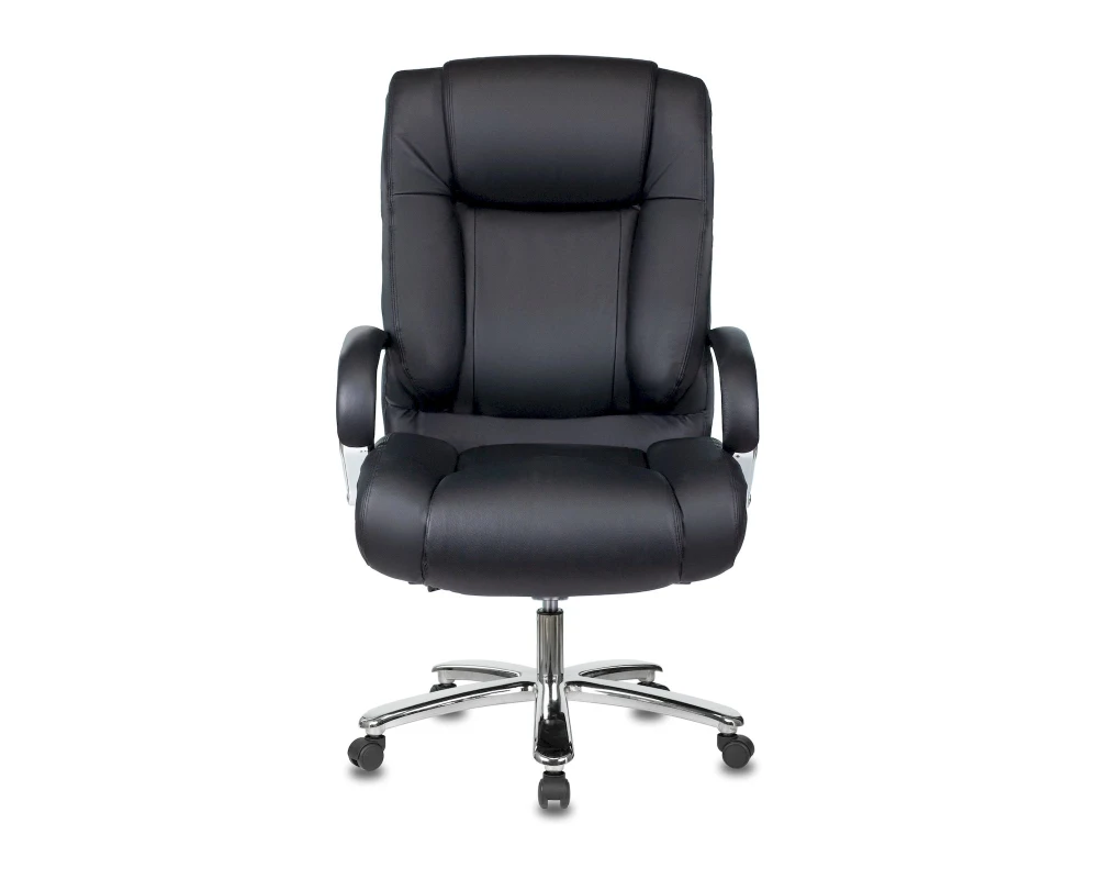 Кресло Бюрократ T-9925SL Натуральная кожа, Черный