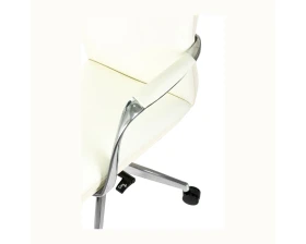 Кресло Бюрократ ВЕГА / VEGA Натуральная кожа, Белый images