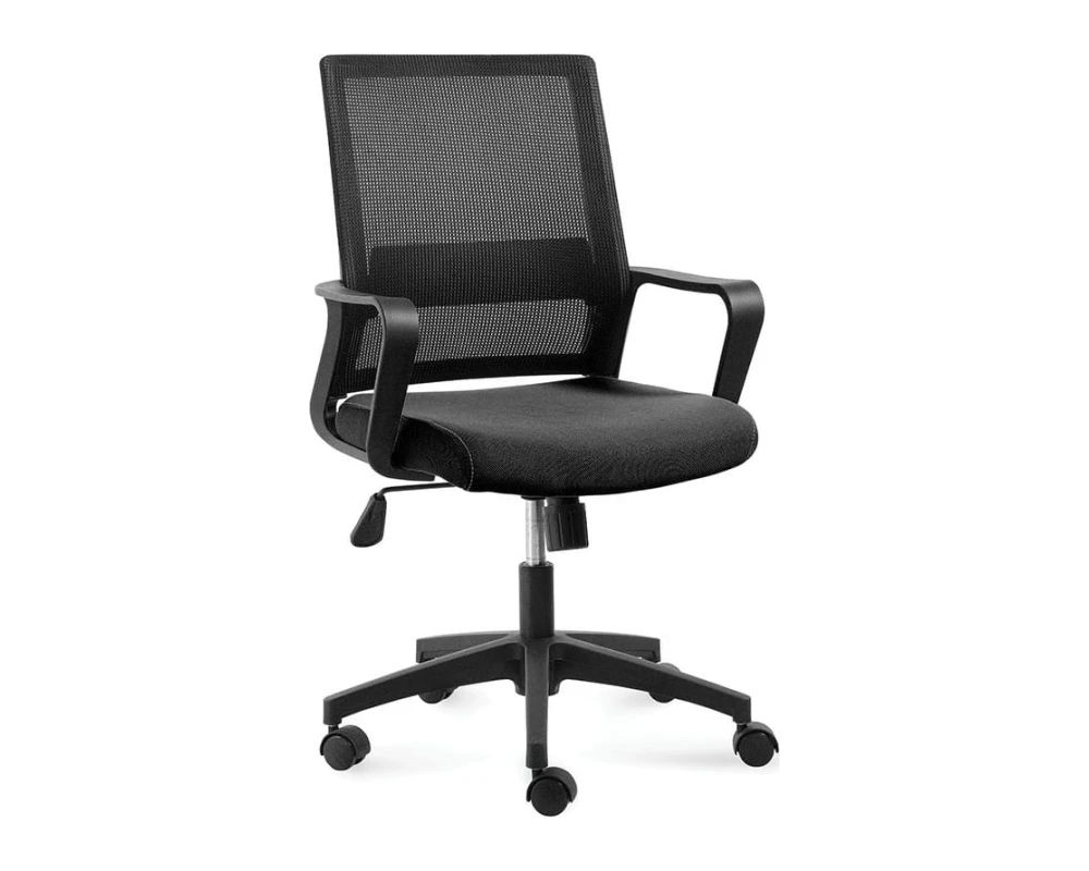 Офисное кресло Norden Бит LB Сетка/Ткань, Черный