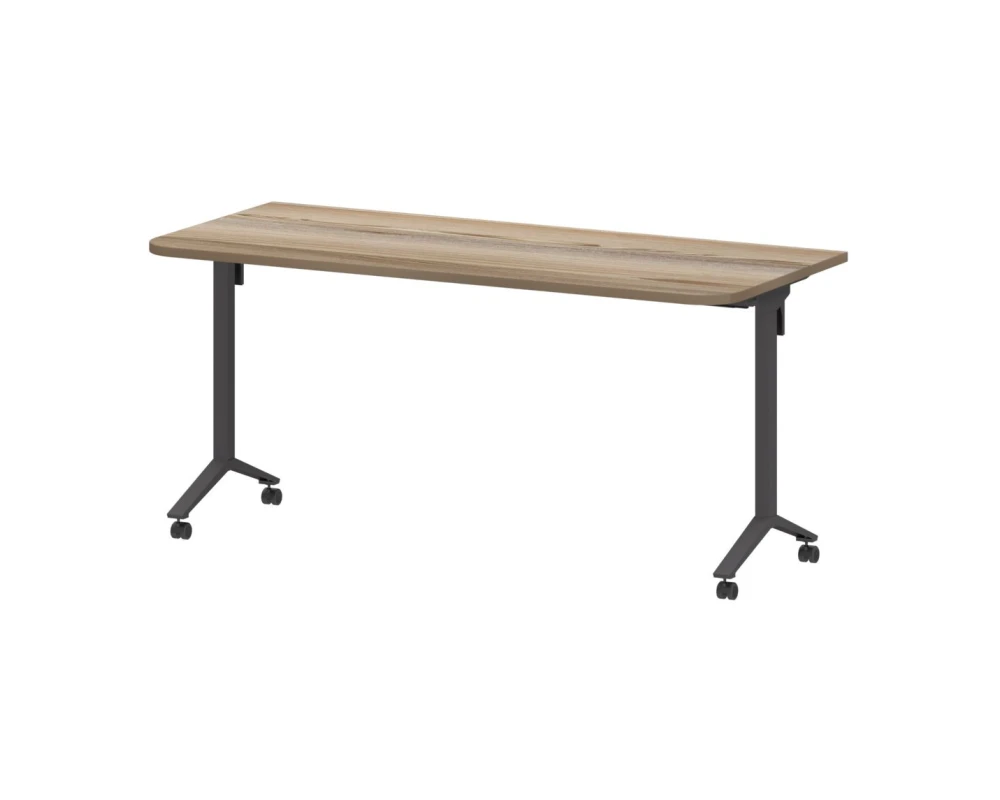 Стол мобильный складной радиусный МБ25-160.70Р 1600x700x750 Моби