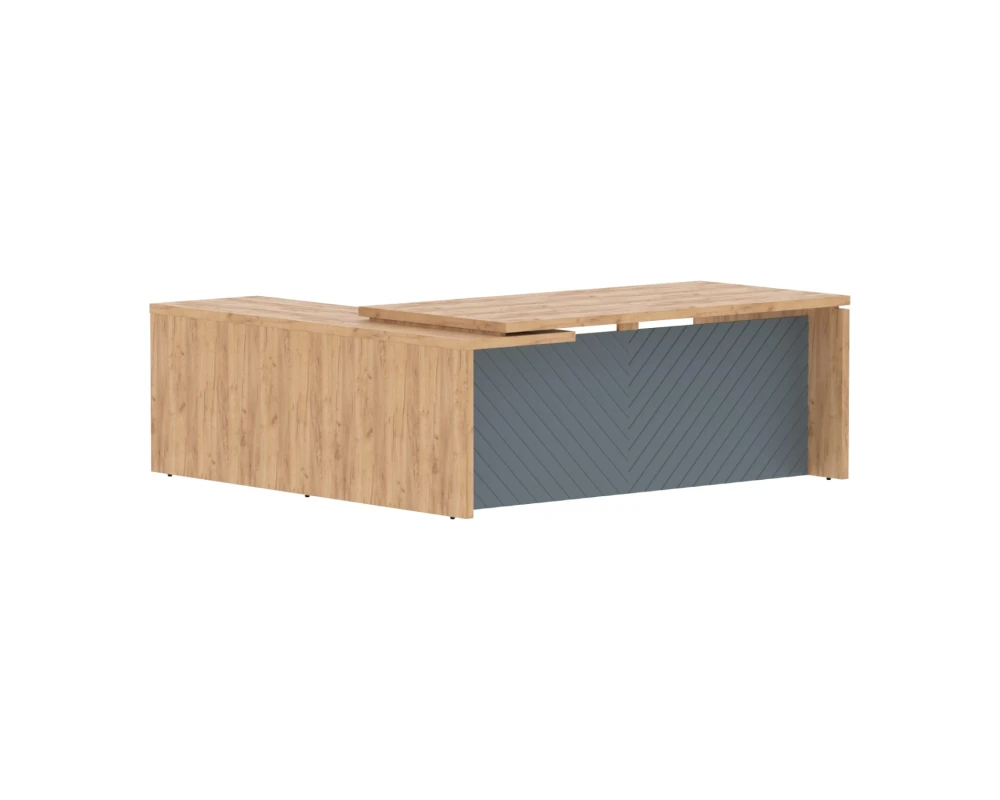 Стол руководителя 2000х2000х750/696 Torr Люкс