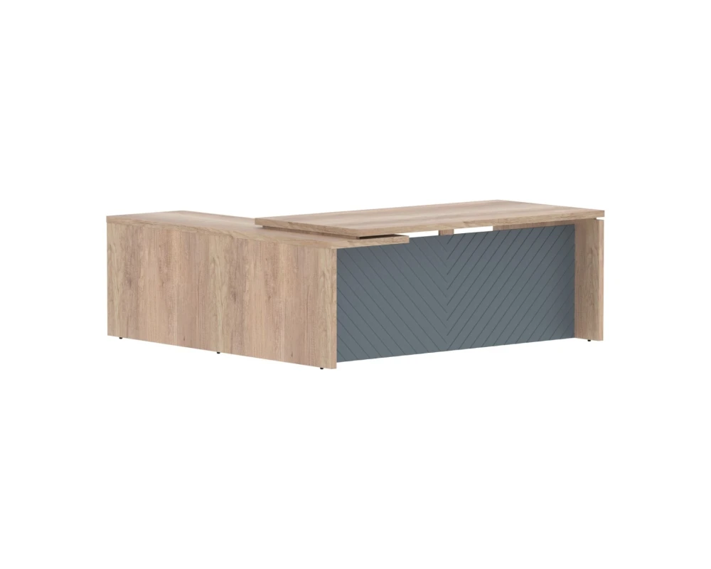 Стол руководителя 2000х2000х750/696 Torr Люкс